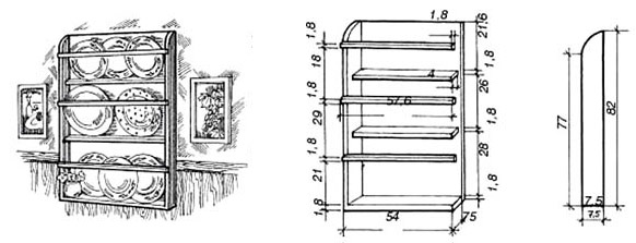 Полка для тарелок