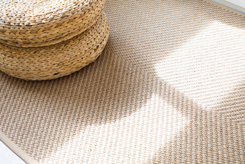 Wicker,Texture,Of,Rattan,Carpet.,Stylish,Home,Decor.